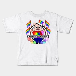 PIGGY'S HAPPY PRIDE Kids T-Shirt